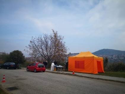 Δωρεάν έλεγχοι rapid test σε διερχόμενους οδηγούς  στην Καστοριά