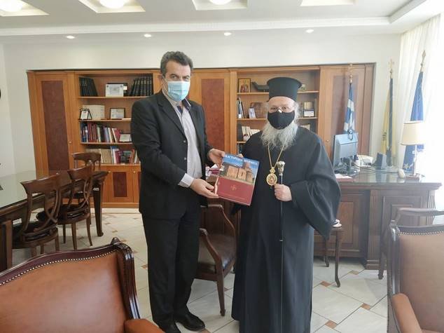 Τον Αντιπεριφερειάρχη Καστοριάς  επισκέφθηκε ο Σεβασμιώτατος Μητροπολίτης Γρεβενών κ. Δαβίδ.