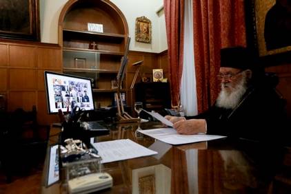 Συνεδριαζει η Ιερά Σύνοδος για το κλείσιμο των ναών την ημέρα των Θεοφανείων