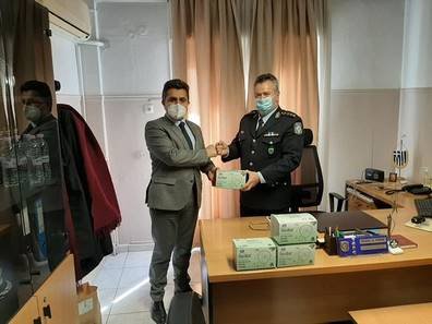 Επίσκεψη του Ζήση Τζηκαλάγια στον νέο Αστυνομικό Διευθυντή Καστοριάς κ. Θωμά Ζήκα