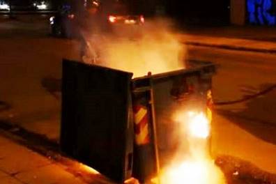 Φωτιά σε τρεις κάδους απορριμμάτων  Συστάσεις από τον Αντιδήμαρχο Καθαριότητας του Δήμου Καστοριάς