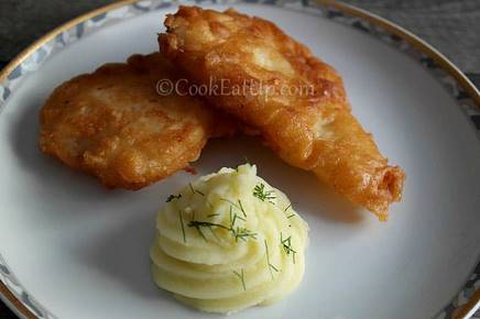 Μπακαλιάρος σκορδαλιά με τραγανό κουρκούτι