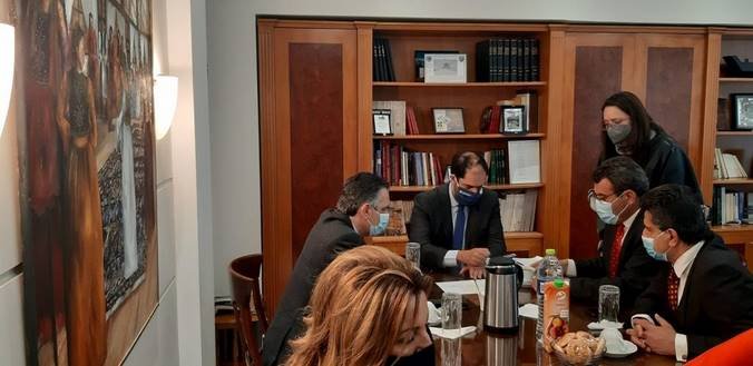 Επίσκεψη  του Υφυπουργού Υποδομών & Μεταφορών Γιάννη Κεφαλογιάννη   στον Αντιπεριφερειάρχη Καστοριάς