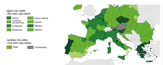 Χάρτης ECDC: Στο “πράσινο” πάλι η Ελλάδα με δείκτη θετικότητας κάτω από 4% – Πρωτιά και για τα τεστ