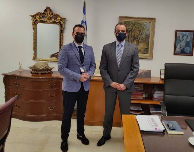 Συνάντηση  Κορεντσίδη  με Διοικητή Υ.Π.Α. για Υδατοδρόμιο και Αεροδρόμιο Καστοριάς