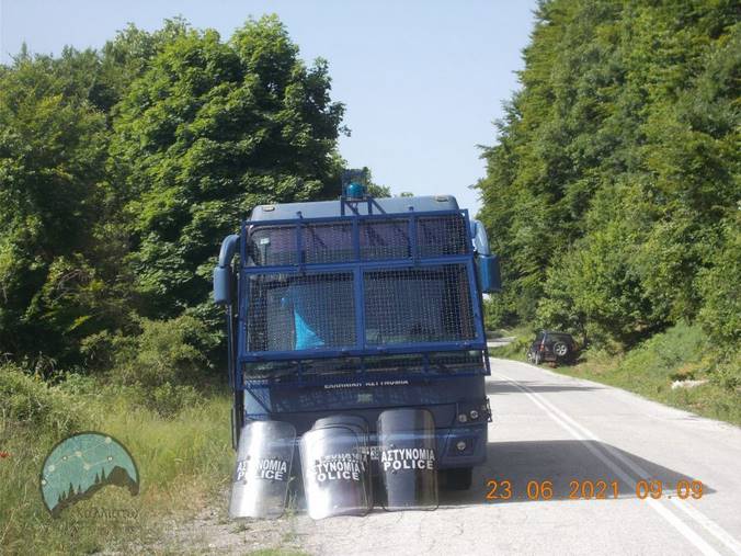 Αιολικά στο Νυμφαίο: Ξεκίνησαν και πάλι οι εργασίες,  αλλά ο αγώνας συνεχίζεται