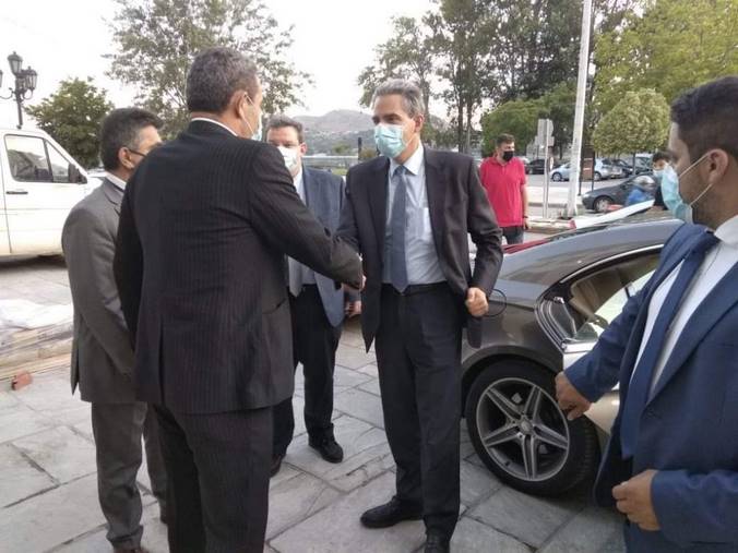 Επίσκεψη  του Υφυπουργού Παιδείας και Θρησκευμάτων Άγγελου Συρίγου  στον Αντιπεριφερειάρχη Καστοριάς