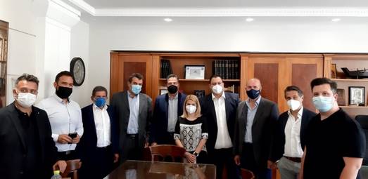 Επίσκεψη  του Γενικού Γραμματέα της Νέας Δημοκρατίας Γιώργου Στεργίου  στον Αντιπεριφερειάρχη Καστοριάς.