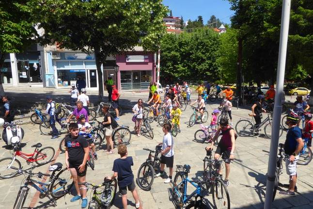 H εκδήλωση ποδηλασίας του Δήμου Καστοριάς