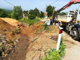 Διευθέτηση του ρέματος στη είσοδο της Ιεροπηγής