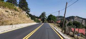 Ολοκληρώθηκαν οι  εργασίες  διαγράμμισης από την Π.Ε. Καστοριάς στην Επαρχιακή Οδό   Νεστορίου – Κοτύλης – Επταχωρίου & στο δρόμο Πεύκο προς Πευκόφυτο.