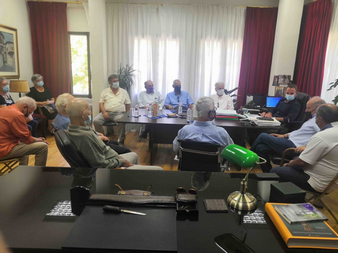 Επίσκεψητου  συλλόγου Καστοριανών της Νέας Υόρκης «ΟΜΟΝΟΙΑ» στον δήμαρχο Καστοριάς