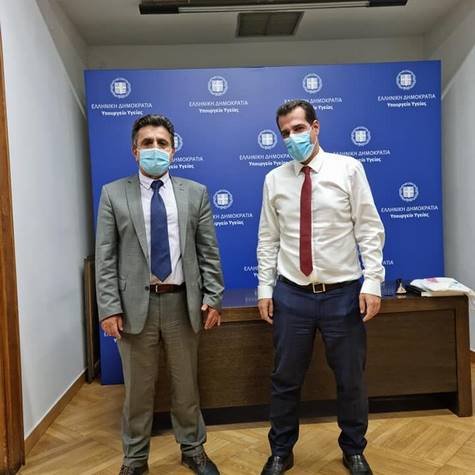 Συναντήσεις του Z. Tζηκαλάγια στα Υπουργεία Υγείας και Αγροτικής Ανάπτυξης