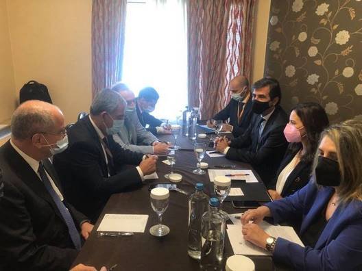 Συνάντηση Ολυμπίας Τελιγιορίδου με τον Πρόεδρο του Κοινοβουλίου του Ισραήλ,  κ. Mickey Levy