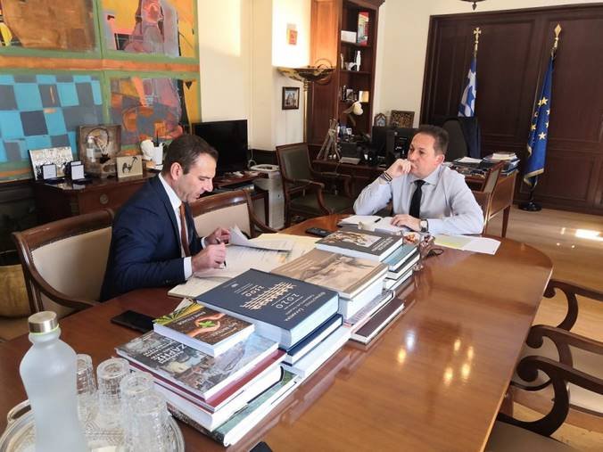 «Πράσινο φως» από τον Στέλιο Πέτσα στον Δήμαρχο Καστοριάς για την ένταξη έργων στο «ΑΝΤΩΝΗΣ ΤΡΙΤΣΗΣ»