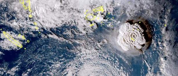 Έκρηξη ηφαιστείου στην Τόνγκα: Το κρουστικό κύμα έφτασε στην Ελλάδα