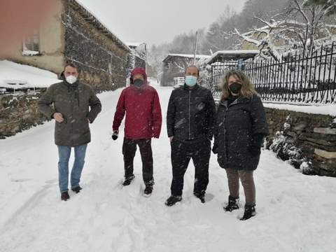 Επίσκεψη Ολυμπίας Τελιγιορίδου στα σεισμόπληκτα χωριά της Καστοριάς