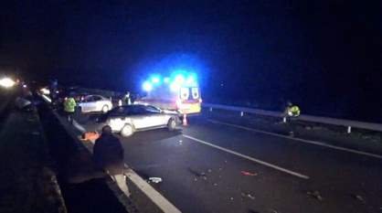 Εγνατία Οδός: Καραμπόλα τριών ΙΧ με ένα τραυματία. – Βίντεο – φωτό