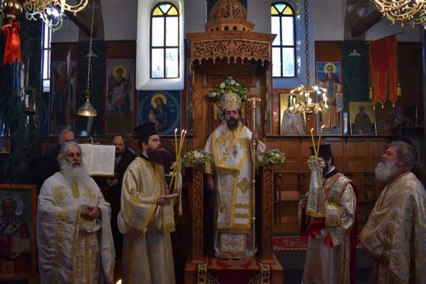 Ὁ Μητροπολίτης Καστορίας στήν Ι.Μ.Ἄγ. Ἀναργύρων καί τό Νεστόριο