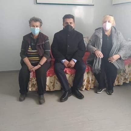 Επίσκεψη Ζ. Τζηκαλάγια στην σεισμόπληκτη Βυσσινιά