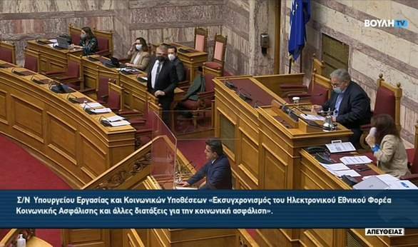 Ζήσης Τζηκαλάγιας στη Βουλή:Για τον ΣΥΡΙΖΑ  δεν είναι όχι μόνον η άμυνα αλλά ούτε και το κοινωνικό κράτος.