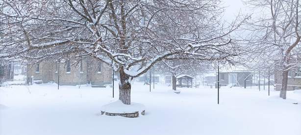 Σε λευκό κλοιό η Κοτύλη – Ξεπέρασε το ένα μέτρο το χιόνι