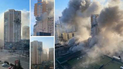 Εισβολή στην Ουκρανία: Δραματικές ώρες στο Κίεβο – Οι Ρώσοι χτύπησαν πολυκατοικία