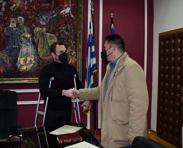 Ορκωμοσία του νέου Δημοτικού Συμβούλου Καστοριάς, Δημήτρη Δημηρόπουλου