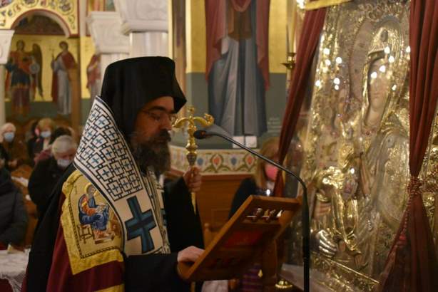 Ἡ Β΄ Στάση τῶν Χαιρετισμῶν καί ἡ μνήμη τοῦ Ἁγίου Χρυσάνθου στήν Ἱ.Μ. Καστορίας