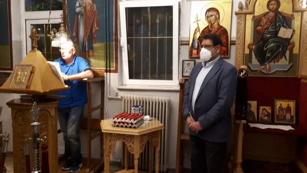 Αναστάσιμη Ακολουθία στο παρεκκλήσιο του Νοσοκομείου Καστοριάς