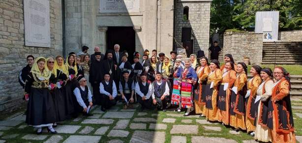 Ὁ Μητροπολίτης Καστορίας στό Νυμφαῖο