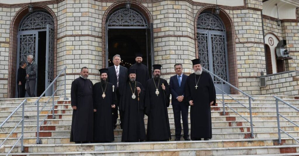 Ἡ πρώτη ἐπίσκεψη τοῦ Μητροπολίτου Καστορίας κ.Καλλινίκου στήν Κορυτσά