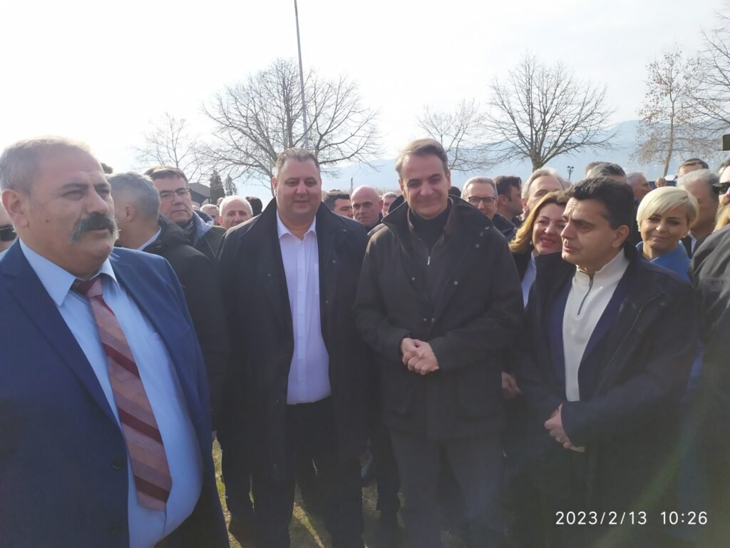 Άφιξη του Πρωθυπουργού Κυριάκου Μητσοτάκη στην Καστοριά – Οι πρώτες εικόνες