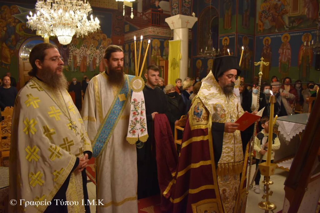 Ἡ ἀκολουθία τῆς Β΄ Στάσης τῶν Χαιρετισμῶν τῆς Θεοτόκου στόν Ἱερό Ναό Ἁγίων Κωνσταντίνου καί Ἑλένης Καστοριάς