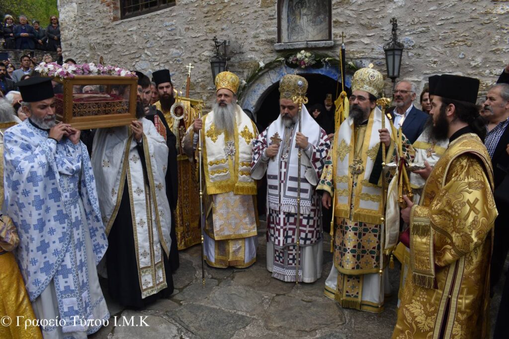 Πανήγυρη τῆς Ὁσίας Σοφίας στόν τόπο ἀσκήσεώς της, στήν Κλεισούρα