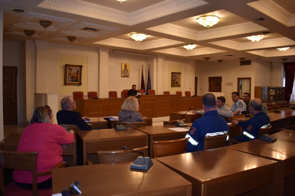 Συνεδρίαση του Τοπικού Συντονιστικού Οργάνου Πολιτικής Προστασίας Δήμου Καστοριάς για την αντιπυρική προστασία