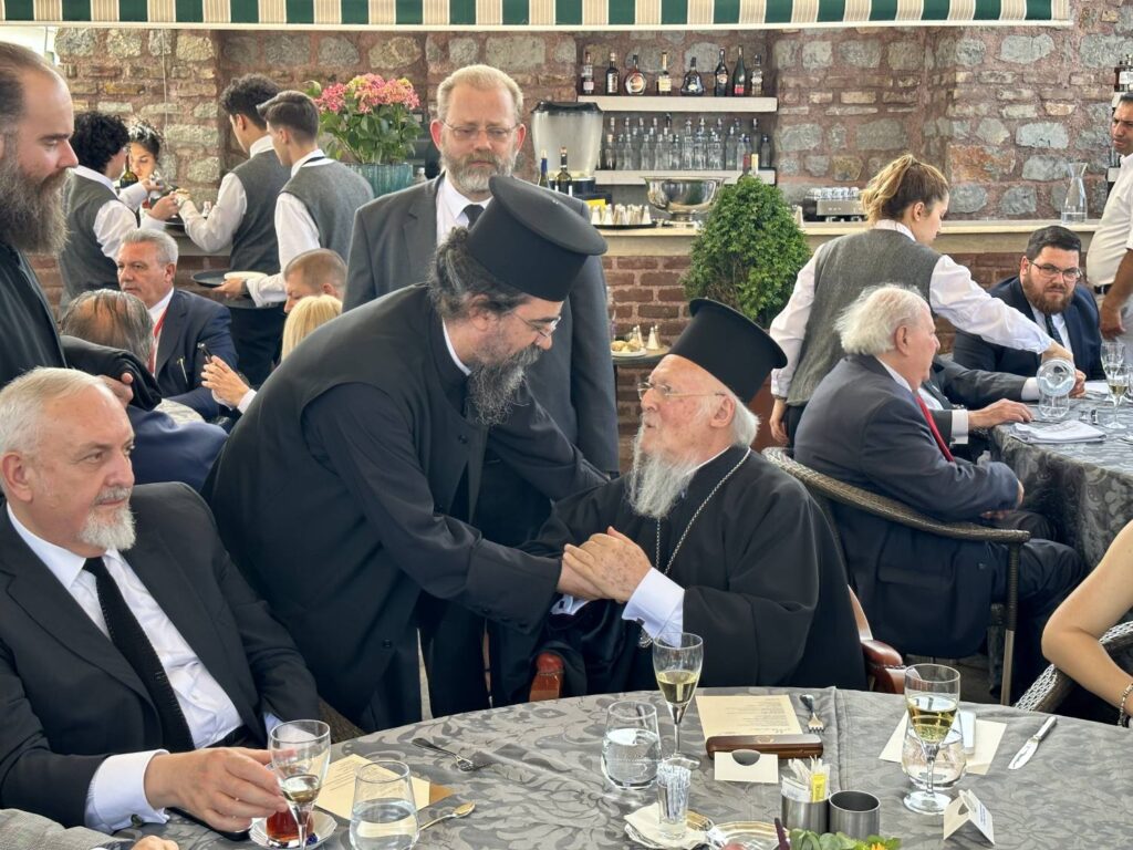 Ο Μητροπολίτης Καστορίας Καλλίνικος στα Ονομαστήρια του Οικουμενικού Πατριάρχη