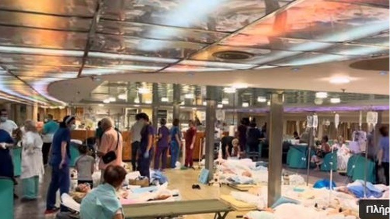 Αλεξανδρούπολη: Σε πλοίο οι ασθενείς του νοσοκομείου μετά την εκκένωση – Μεταφέρθηκαν και 12 νεογνά [βίντεο]