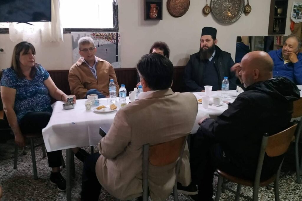 Νικόλαος Βανόπουλος – Επίσκεψη στην Τοπική Κοινότητα Επταχωρίου