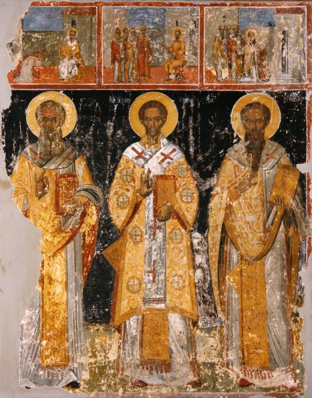 Τα Ιερά Λείψανα των Τριών Ιεραρχών, στον Ιερό Ναό Αγίου Νικάνορος Καστοριάς