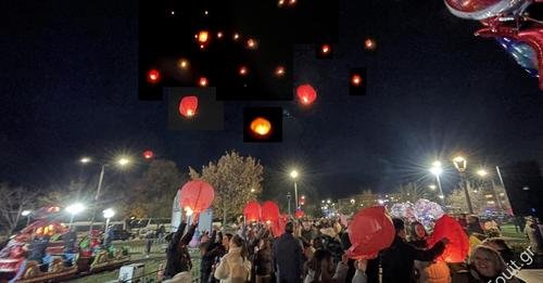 Καστοριά: Γέμισε ο ουρανός με εκατοντάδες φαναράκια των ευχών! (φωτογραφίες – βίντεο)
