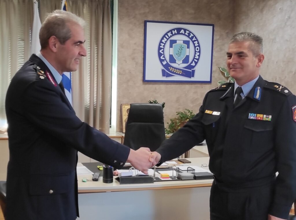 Επίσκεψη του Διοικητή Πυροσβεστικών Υπηρεσιών Περιφέρειας Δυτικής Μακεδονίας,με τον νέο Γενικό Περιφερειακό Αστυνομικό Διευθυντή, Ταξίαρχο κ. Κωνσταντίνο Σπανούδη