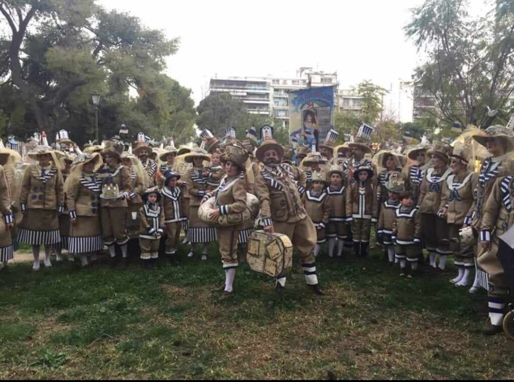 Καρναβαλιστές από την Πάτρα συμμετέχουν στο καρναβάλι της Καστοριάς