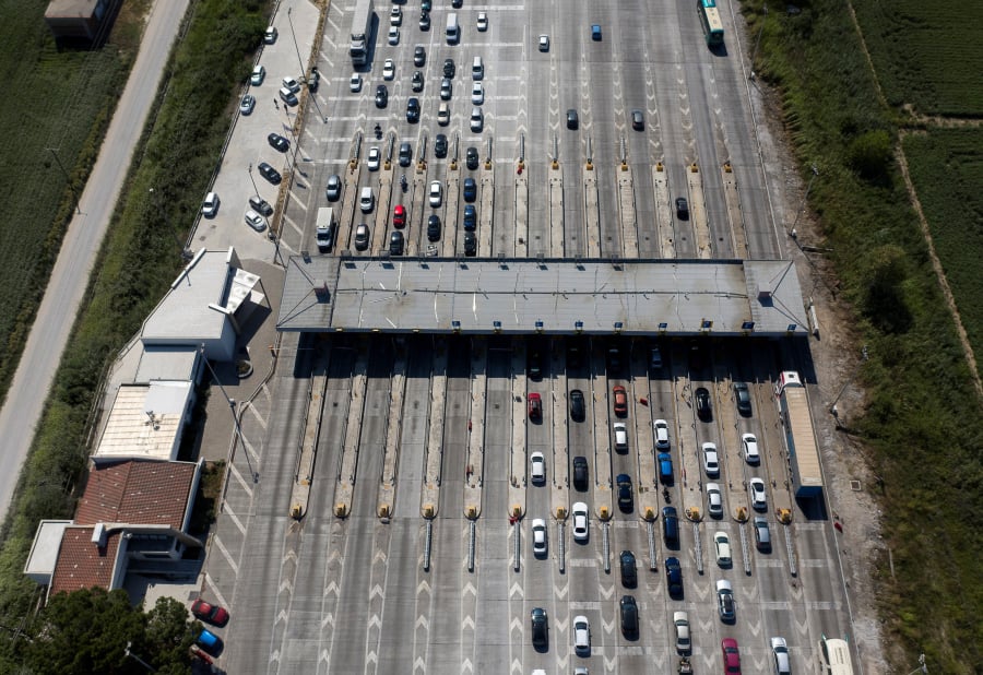 Θεσσαλονίκη: Πάνω από 30 λεπτά οι καθυστερήσεις στα διόδια Μαλγάρων