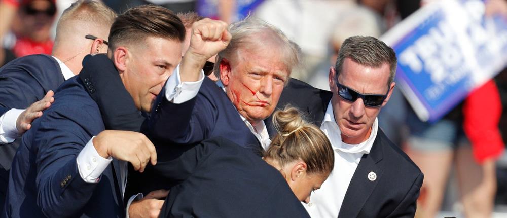 Πυροβόλησαν τον Τραμπ σε προεκλογική συγκέντρωση (εικόνες)