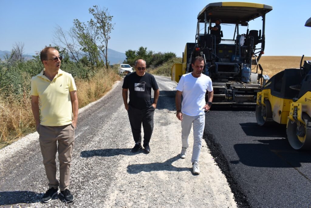 Αυτοψία του Δημάρχου Καστοριάς Γιάννη Κορεντσίδη σε εν εξελίξει έργα του Δήμου