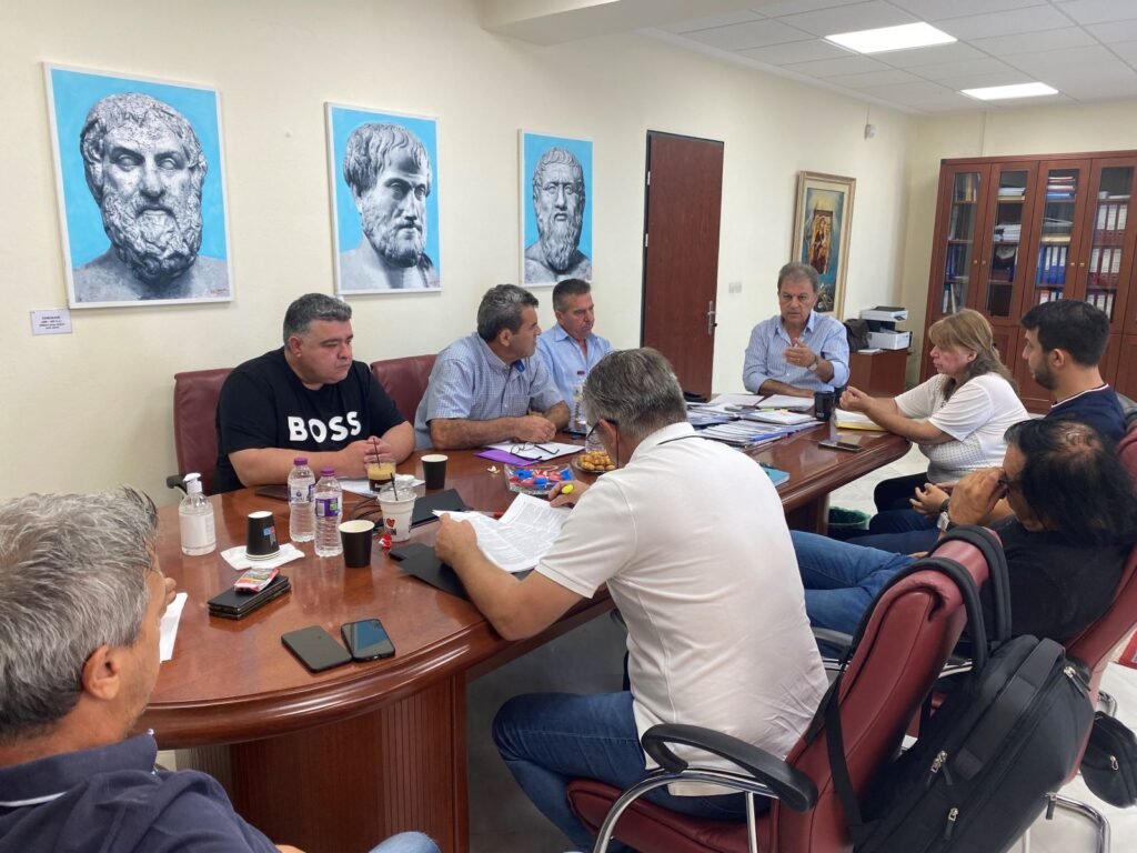 Σύσκεψη του Περιφερειάρχη Γιώργου Αμανατίδη  με τα στελέχη του ΕΛΓΑ Δυτικής Μακεδονίας