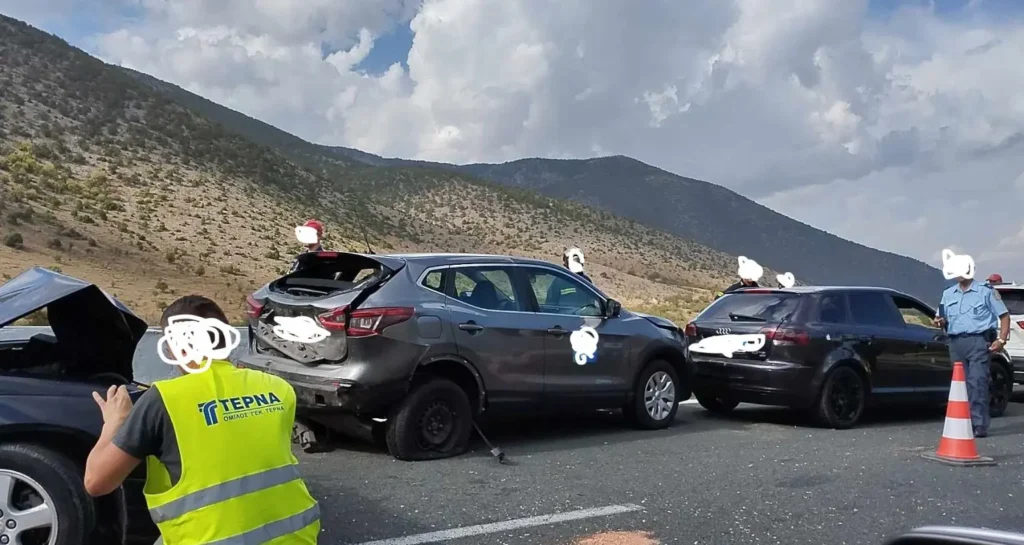 Εγνατία: Καραμπόλα στα διόδια της Σιάτιστας (φωτογραφίες – -βίντεο)