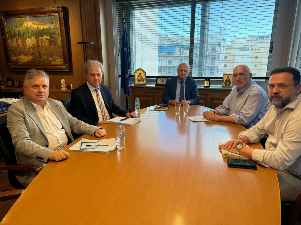 Συνάντηση Γιώργου Αμανατίδη με τον Υπουργό Αγροτικής Ανάπτυξης