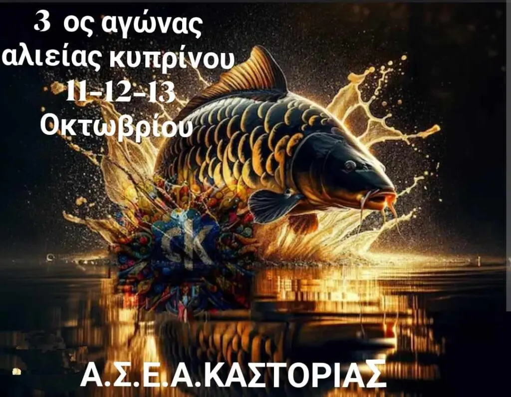 “3ος Αγώνας Αλιείας Κυπρίνου” στη λίμνη της Καστοριάς